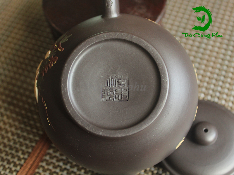 Ấm Tử Sa Cao Cấp Chuyết Chỉ bạch Lan ATS1216